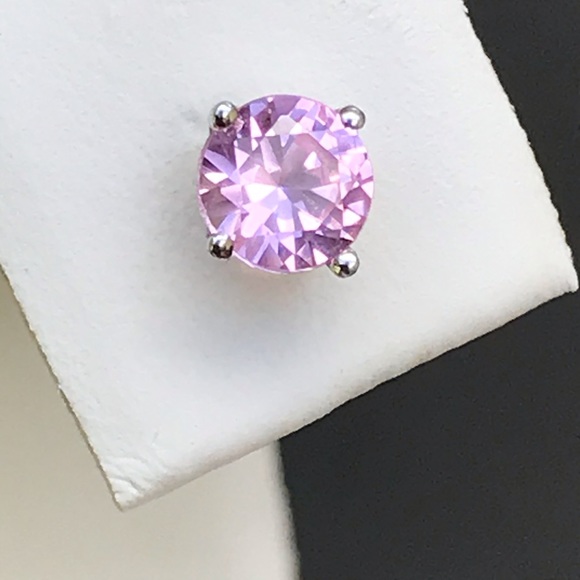 Chuck Clemency 14k Pink Sapphire Stud Earrings - Picture 4 of 14
